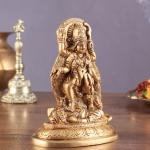 Pure Brass Goddess Kali Ma Idol 5" | Fierce Divine Mother | Handcrafted in India | Powerful Protection | Strength & Transformation | Antique Polish Finish